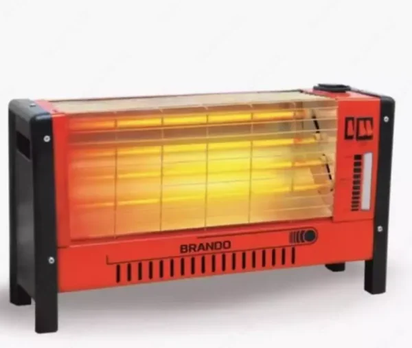 Кварцевый обогреватель "BRANDO" BR-4040 2000W (Красный/черный)