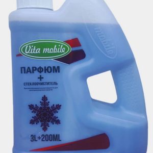 Ароматизированный стеклоочиститель VITA MOBILE -20 +60* незамерзайка+парфюм, 3.2 л синий