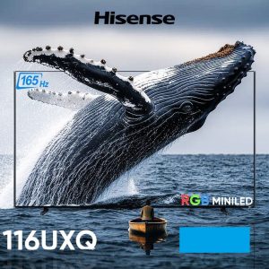 Телевизор Hisense 116UXQ 116", чёрный